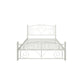 Queen Size Unique Flower Sturdy System Metal Bed Frame