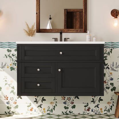 36'' Wall Mounted Bathroom Vanity