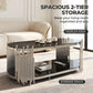 Modern Luxury Coffee Table and Side Table Set, 2-Piece Oval
