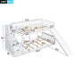 Twin Over Twin Stairway Bunk Bed With Two Drawers And Slide - view 2