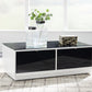 Gardoni - Rectangular Cocktail Table - White / Black