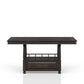 Deep Coffee Counter Height Dining Table