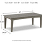 Visola - Rectangular Cocktail Table - Gray