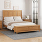 Queen Bed Frame with Tall Headboard and Storage Bench