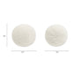 Luna 12" Round Sphere Accent Ball Throw Pillow