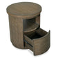 Bosley - Round End Table - Porpoise
