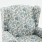 Modern Accent Chair with Retro Wood Legs