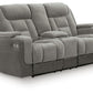 Mixed Motion - Power Reclining Loveseat With Console / Adjustable Headrest - view 2