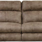 Hollins - 88" Power Reclining Sofa - Coffee