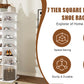 7-Tier Rotating Shoe Rack Tower