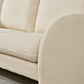 Loveseat Sofa Small Couch For Living Room, Sherpa Fabric Upholstered Loveseat Sofa Couch, Small Loveseat Sofa - view 6