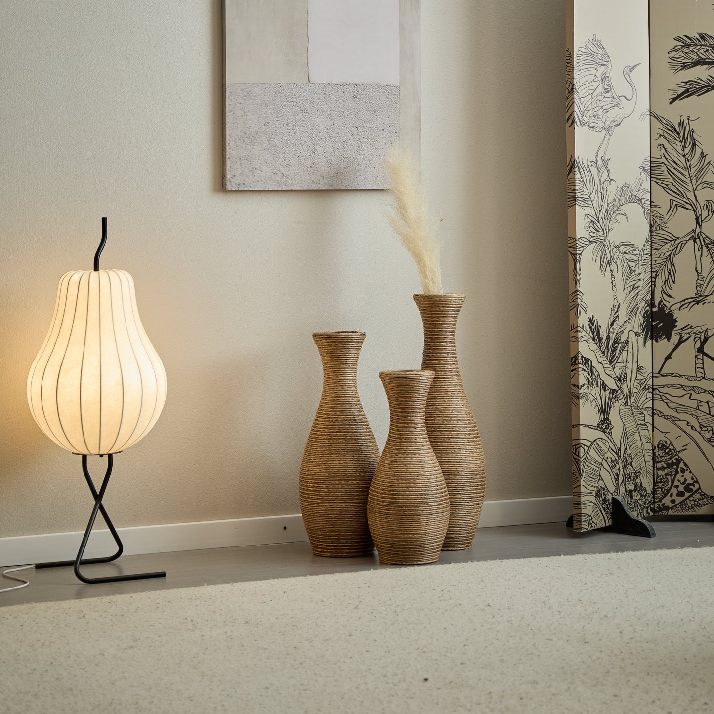 Elegant 3-Piece Vase Set