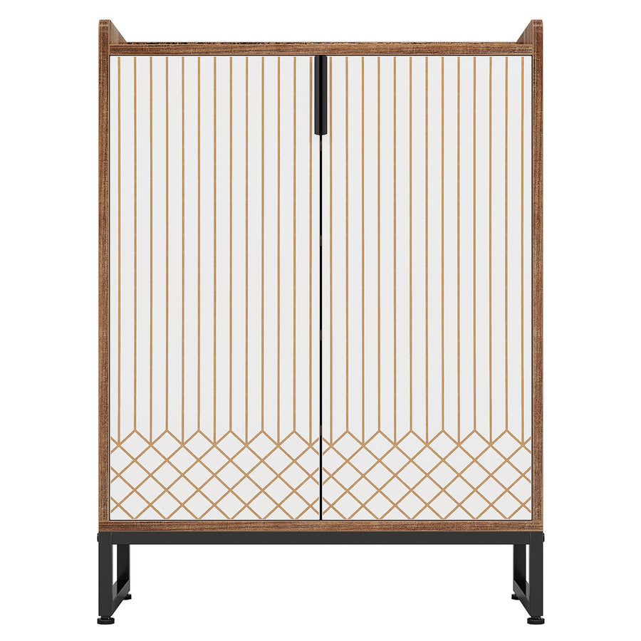29.52" Brown Shoe Cabinet