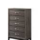 Contemporary 5-Drawer Tall Chest