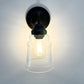 Clear Tiered Bell Wall Sconce