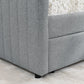 Queen Size Daybed with Two Drawers Trundle Upholstered Sofa Bed