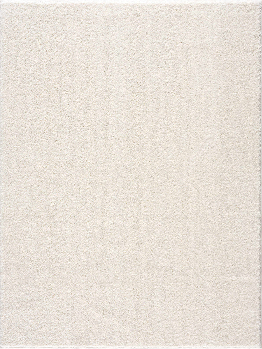 Judy White Washable Area Rug - Clearance
