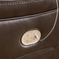 Dunleith - Zero Wall Recliner w/PWR HDRST - Chocolate
