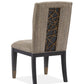 Ryker - Upholstered Host Side Chair (Set of 2) - Homestead Brown