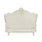 Adara - Loveseat With 5 Pillows - Pearl White Synthetic Leather & Antique White