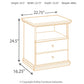 Maribel - One Drawer Night Stand - Black