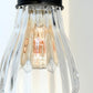Thick Holophane Clear Glass Wall Sconce or Pendant Light