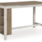 Skempton - Rectangular Counter Table With Storage - White