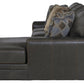 Denali - Italian Leather Match Sectional