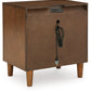 Lyncott - Two Drawer Night Stand - Brown