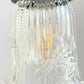 Antique Diamond Floral Flare Wall Sconce Light