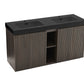 Galan 60" Smoked Bathroom Vanity