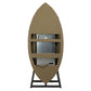 Brancaster - Wine Cooler - Retro Brown Top Grain Leather & Aluminum