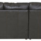 Denali - Italian Leather Match Sectional