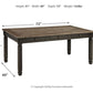 Tyler Creek - Rectangular Dining Room Table - Black / Gray