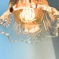 Antique Diamond Floral Flare Wall Sconce Light