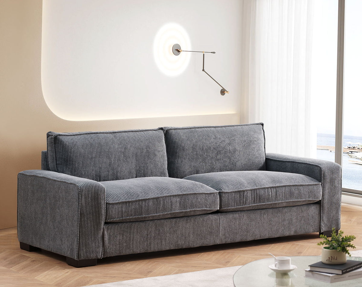 Luxe - Sofa With Sleek Design, Spacious And Comfortable 3 Seater Couch - view 5