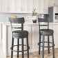 Valebeck - Tall Upholstered Swivel Barstool