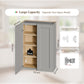 Gray Shaker Solid Wood Wall Cabinet