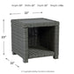 Elite Park - Square End Table - Gray