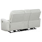 Denson Dove Power Reclining Loveseat