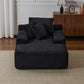 Oversized Chaise Lounge Chair Cozy Cloud Couch With 3 Throw Pillows And Wide Armrest - view 10