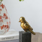 Sparrow Sculpture on Faux Branch