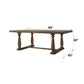 Bernard Weathered Dining Table
