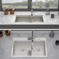 Topmount Drop In Kitchen Sink - 33" x 22" Double Bowl (60/40)