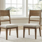Cabalynn - Dining Uph Side Chair (Set of 2) - Oatmeal / Light Brown