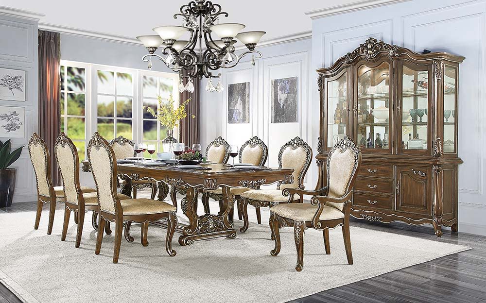 Latisha - 30" Dining Table - Antique Oak