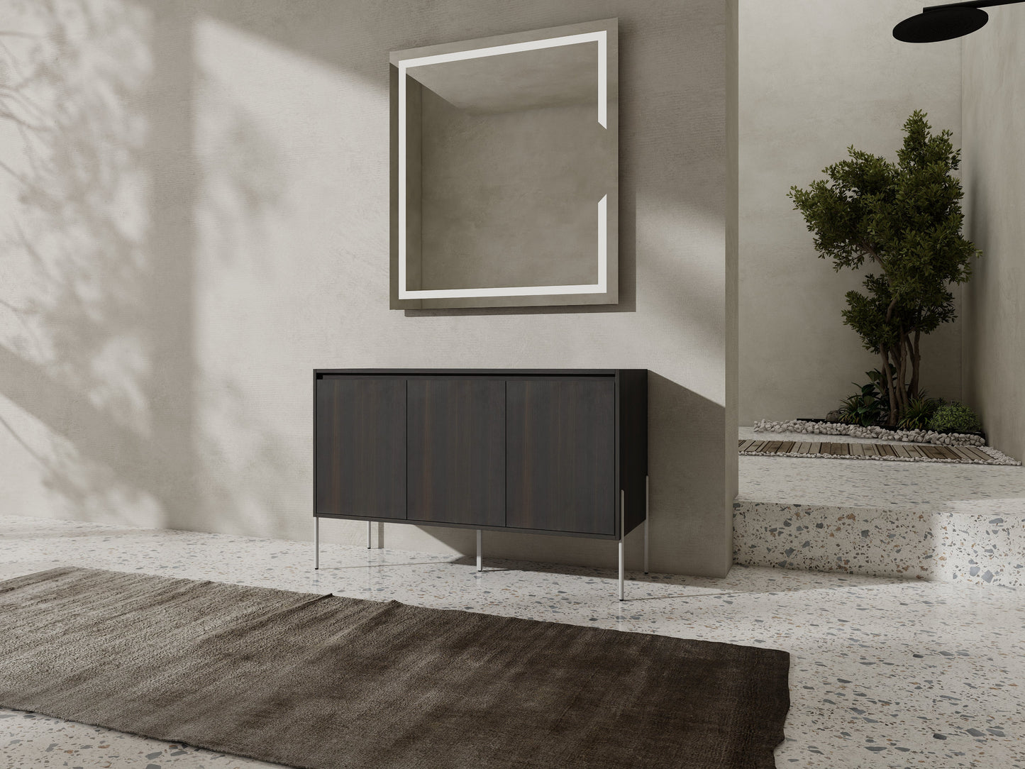 48" Freestanding Bathroom Vanity - Storage Cabinet