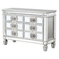 Varian - 34" Server - Mirrored & Antique Platinum