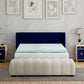 Omne Sleep Plush 3 Inch Queen Memory Foam Cooling Mattress Topper