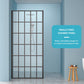 38" W x 72" H Frameless Fixed Shower Door